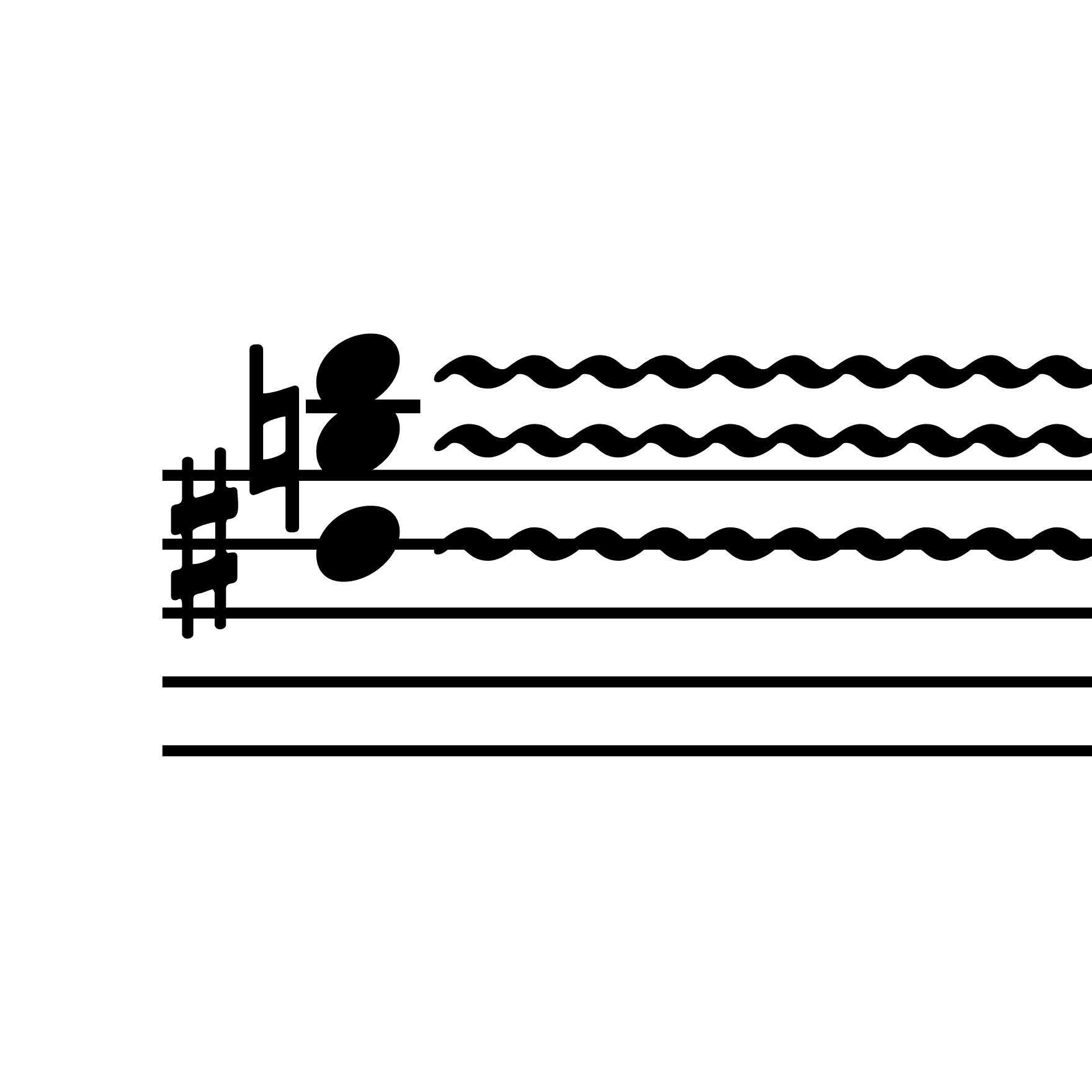 Long irregular tremolo