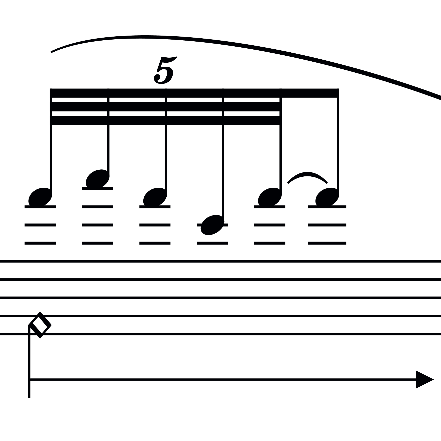 Whistle tone (open)
