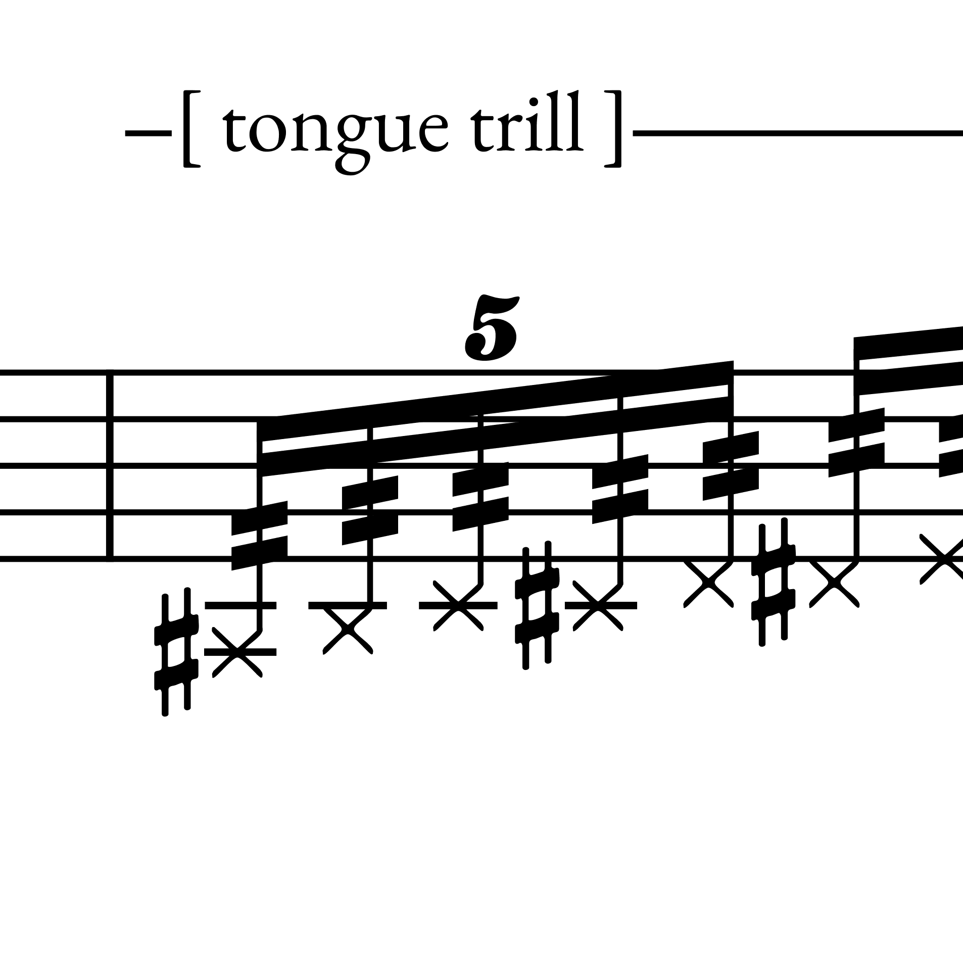 Tongue trill