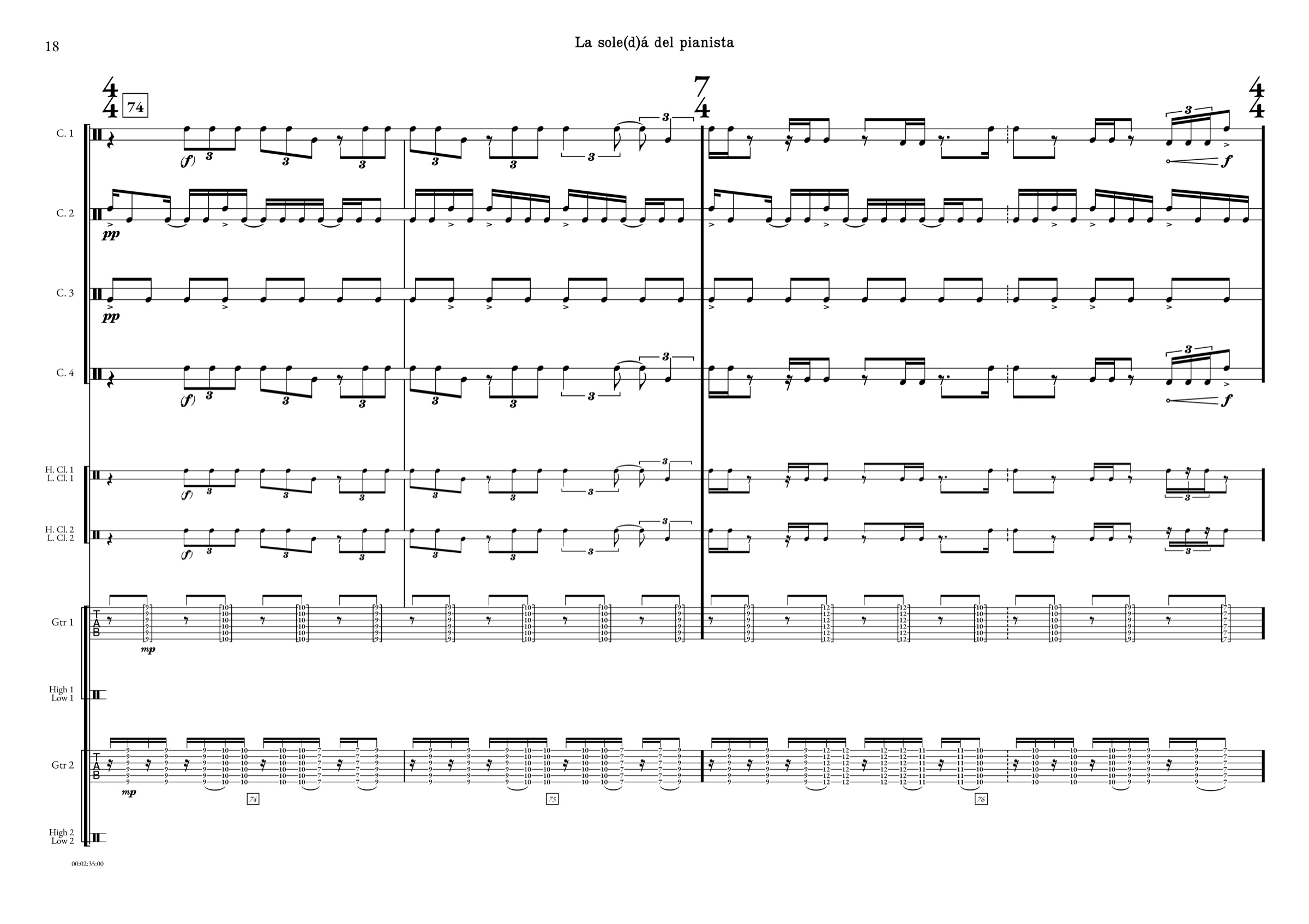 La sole(d)á del pianista